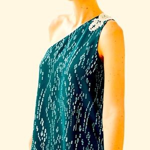 Lilly Pulitzer one shoulder Sienna top